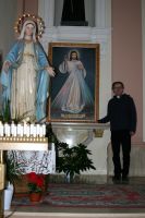 Obraz Jezusa Miłosiernego w Carpegnie  we Włoszech